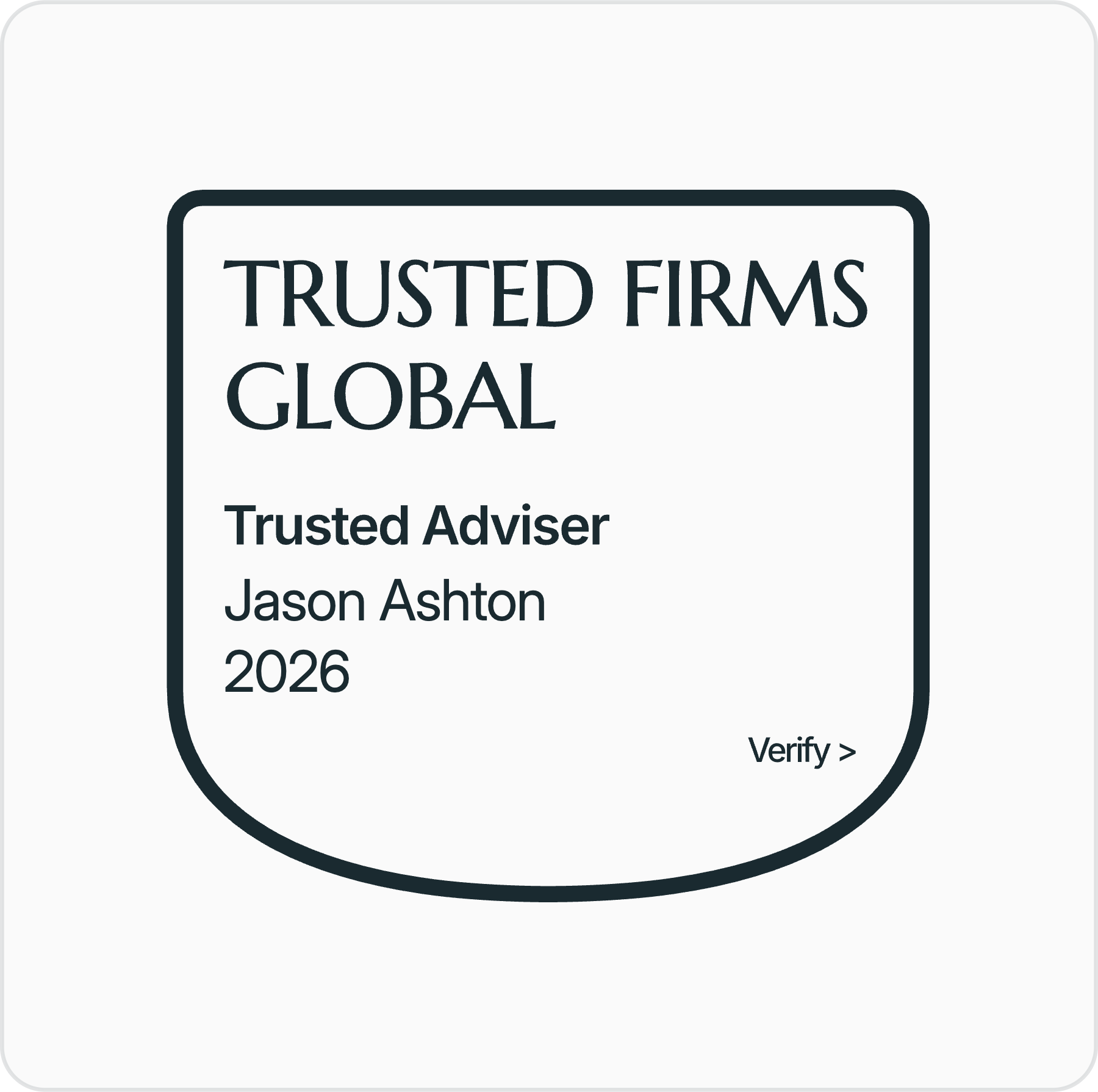 Trusted Adviser — Jason Ashton