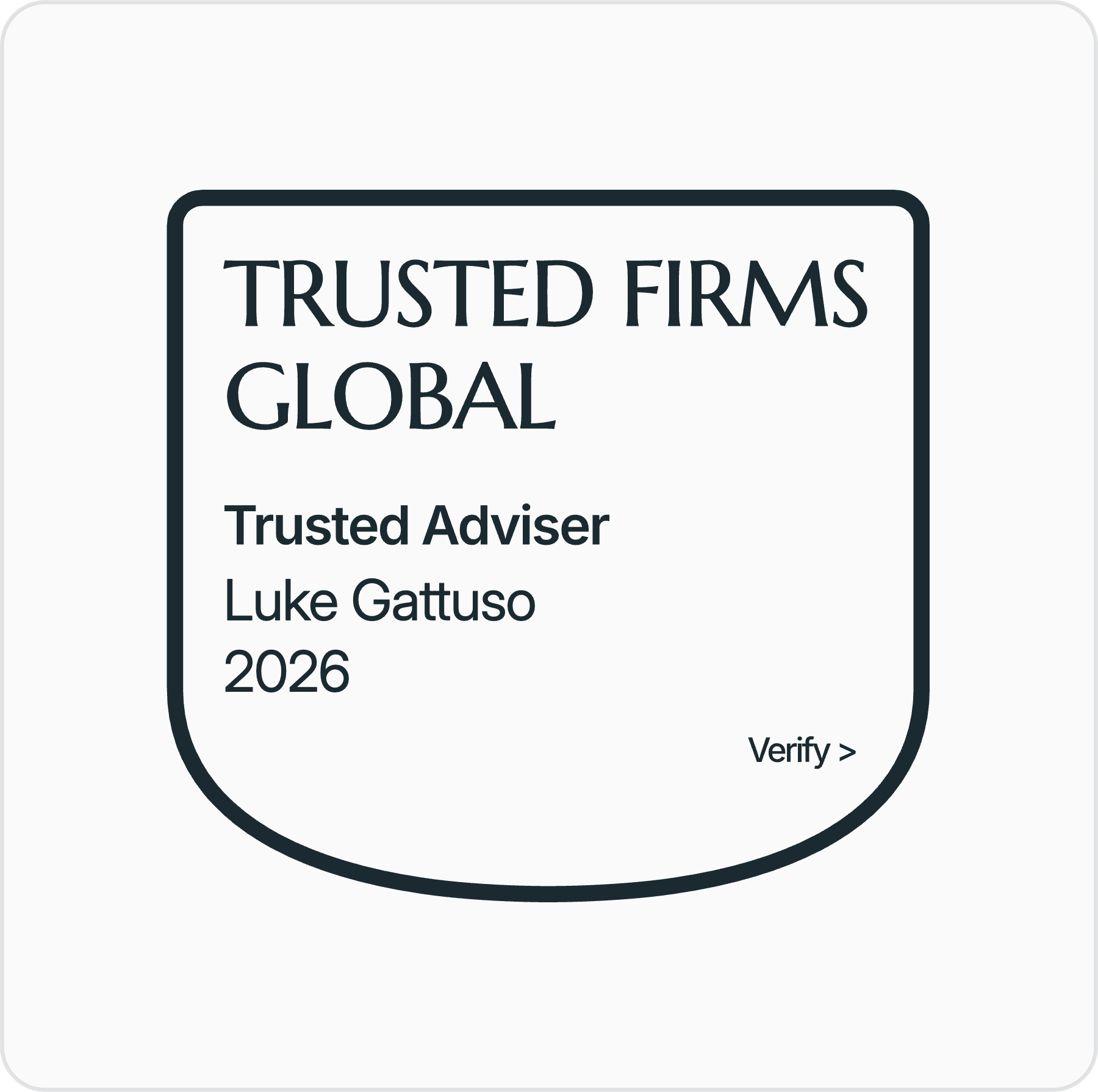 Trusted Adviser — Luke Gattuso