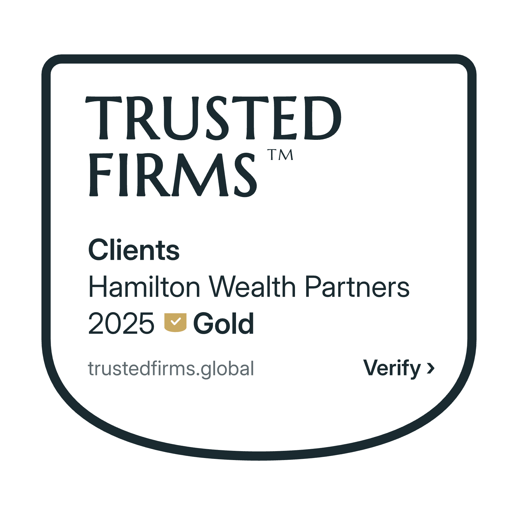Trusted Firms 2026 – Clients – Hamilton Wealth Partners