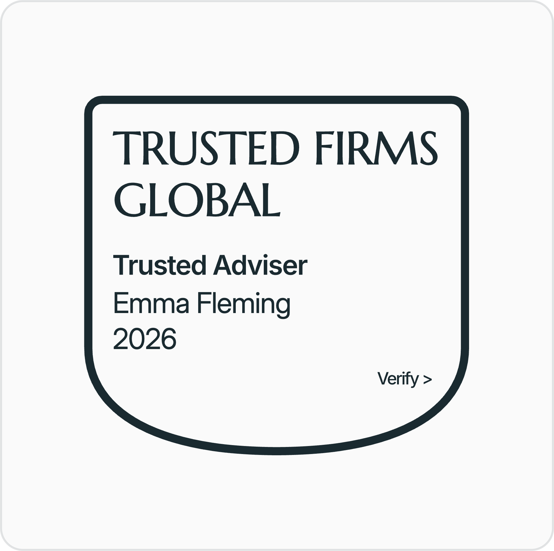 Trusted Firms — Emma Fleming