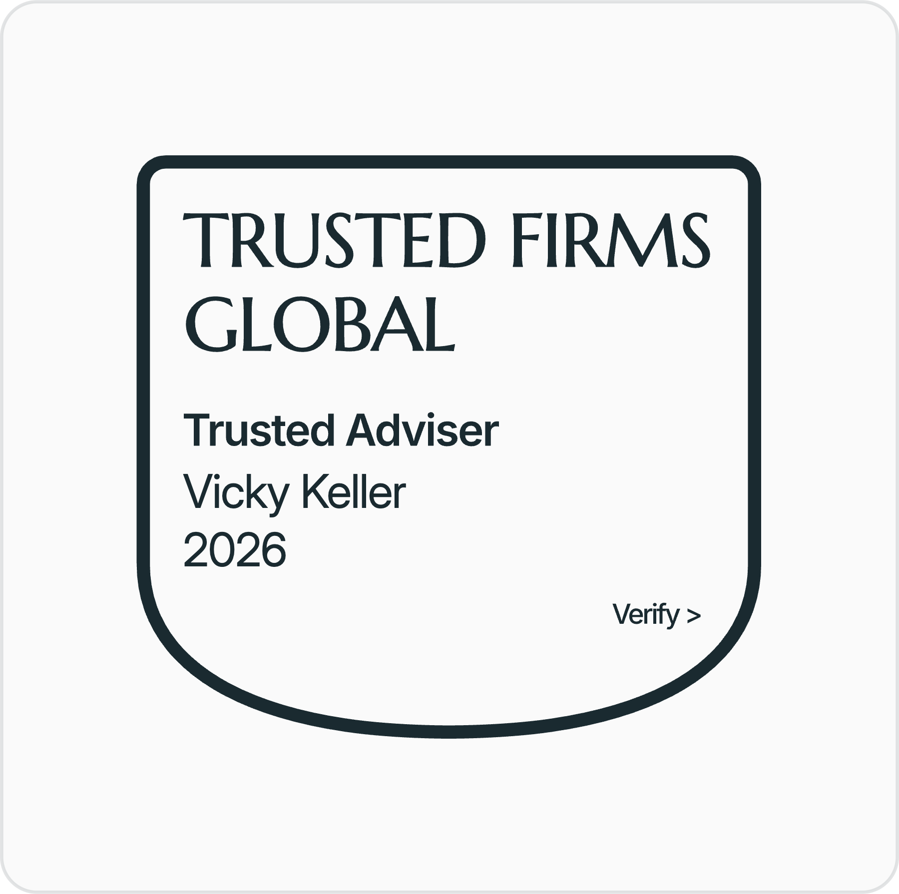 Trusted Firms — Vicky Keller