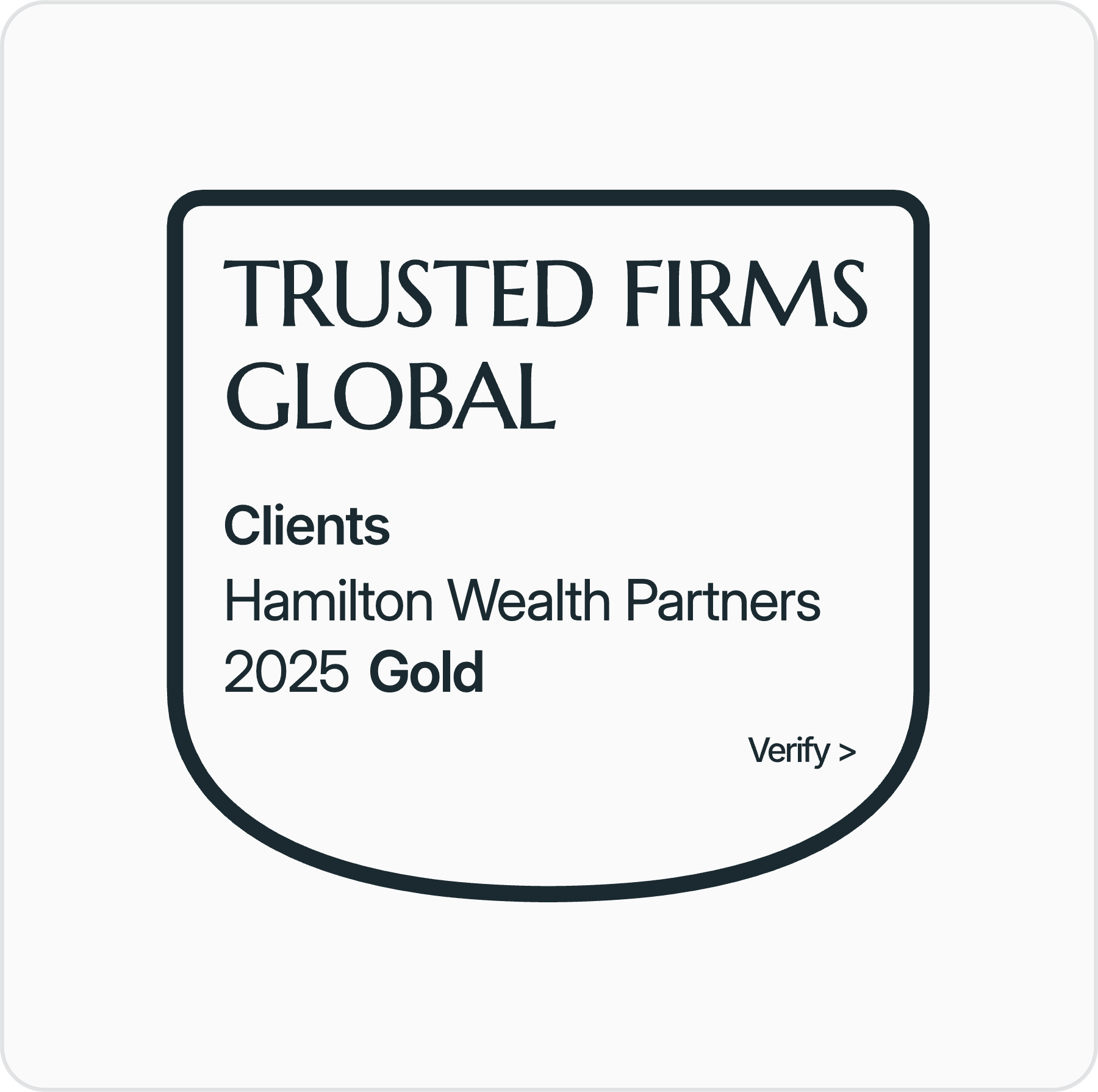 Trusted Firms — Hamilton Wealth Partners