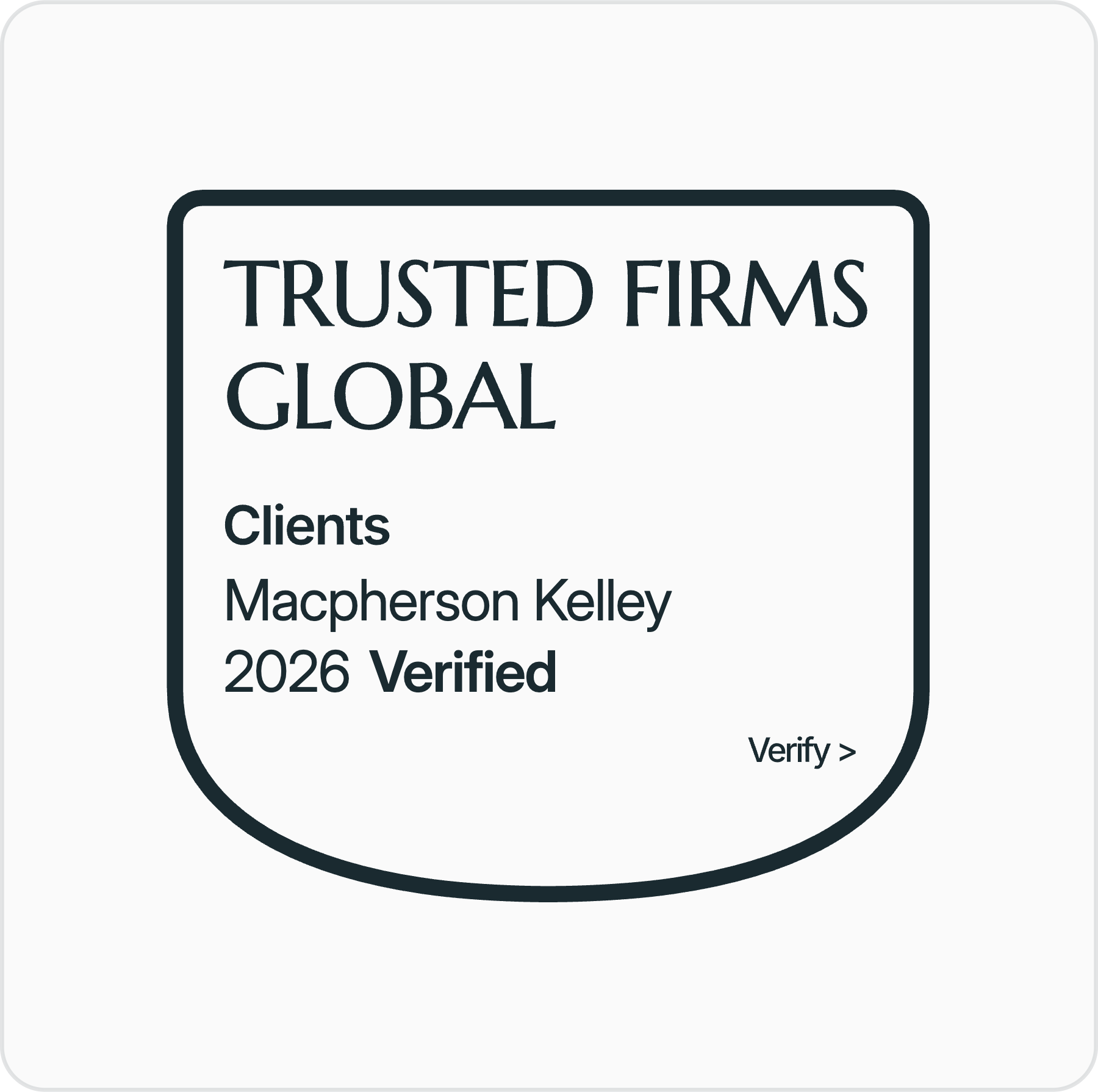 Trusted Firms — Macpherson Kelley